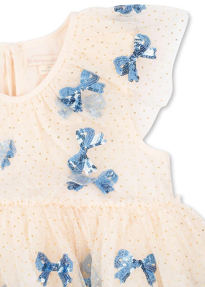 Robe de princesse Yvonne Noeud Bleu Konges Slojd manche