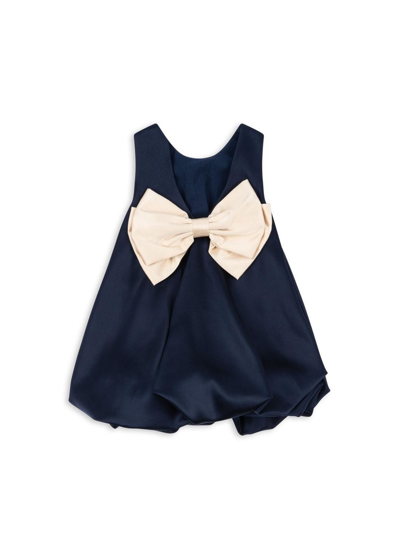 Robe habillée bleue marine Konges Slojd dos