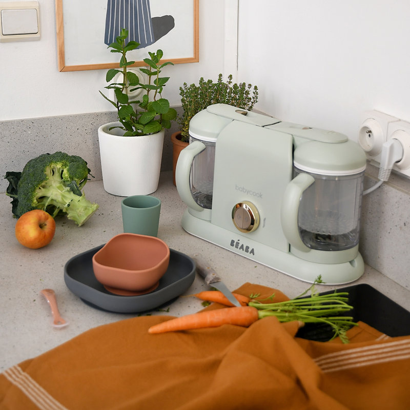 Robot culinaire Babycook Duo Vert de Gris Beaba lifestyle 9