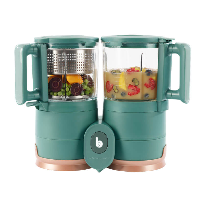 Robot culinaire multifonction Nutribaby Glass Green Forest Babymoov