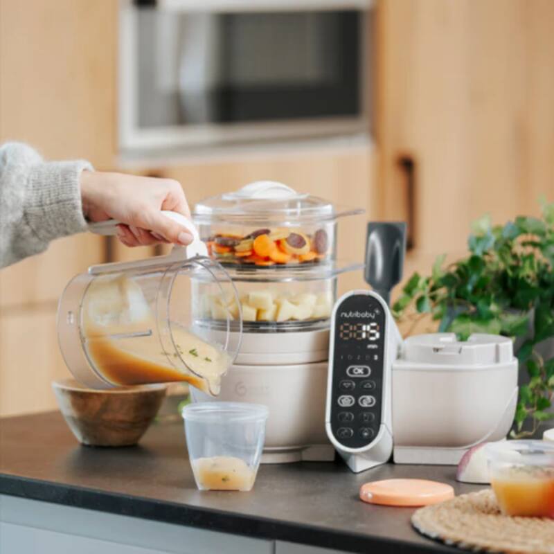 Robot culinaire multifonction Nutribaby + Babymoov contexte