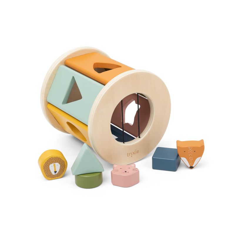 Rouleau à formes en bois Trixie couché