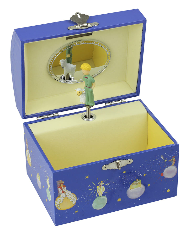 Tirelire Musicale Le Petit Prince Etoiles Bleues Ouvert Trousselier