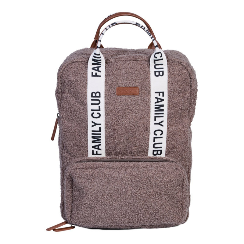 Sac à dos à langer Family Club Signature Teddy Brun Doux Childhome produit