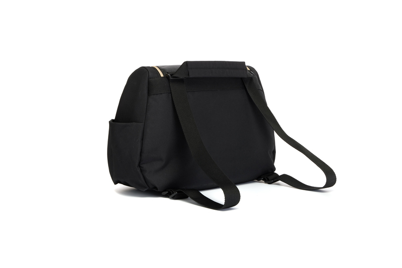 Sac à langer Pippa en cuir vegan Noir Babymel back