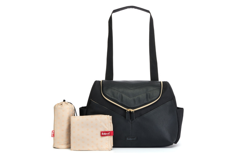 Sac à langer Pippa en cuir vegan Noir Babymel sac et accessoires