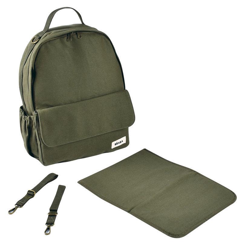 Sac à Dos à Langer Tokyo Kaki Béaba elements