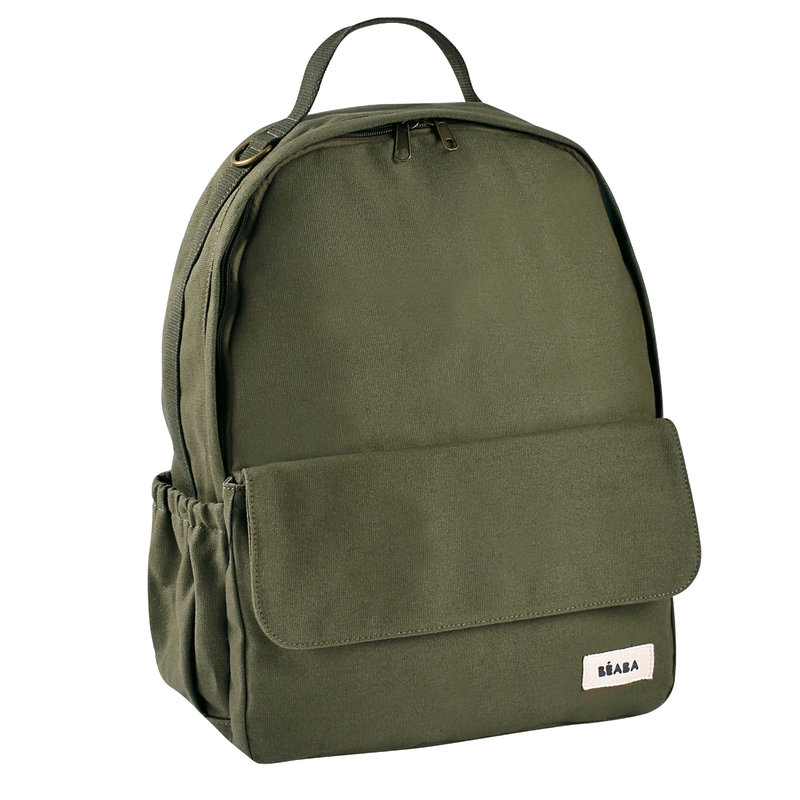 Sac à Dos à Langer Tokyo Kaki Béaba profil