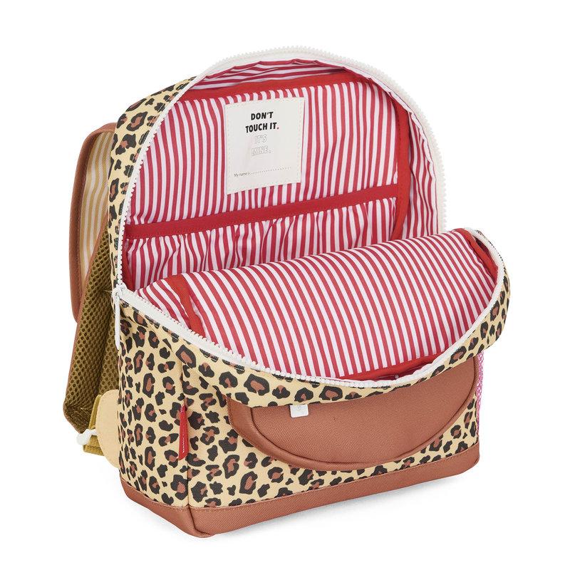 Sac à dos Imprimé Leopard #6 2-5 ans HELLO HOSSY ouvert