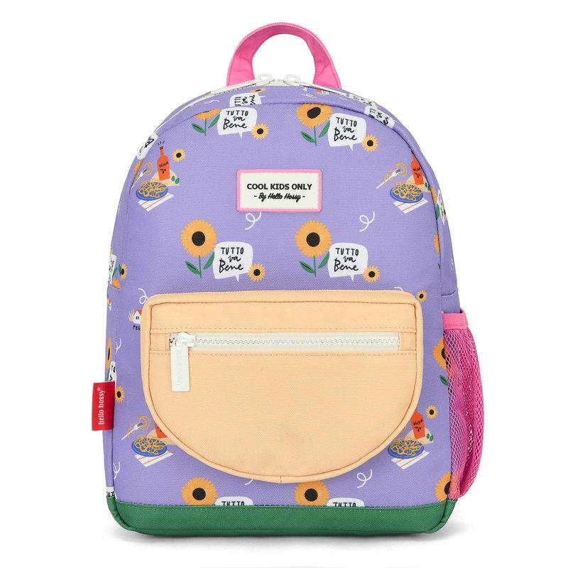 Sac à dos Imprimé Sunflower 2-5 ans HELLO HOSSY face