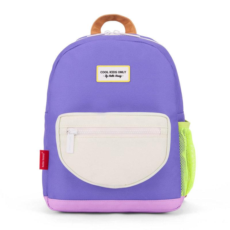 Sac à dos Minimaliste Mini Lavendy 2-5 ans HELLO HOSSY face