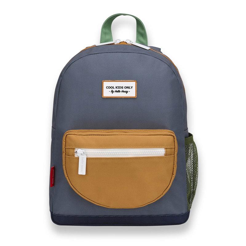 Sac à dos Minimaliste Mini Marine 2-5 ans HELLO HOSSY face