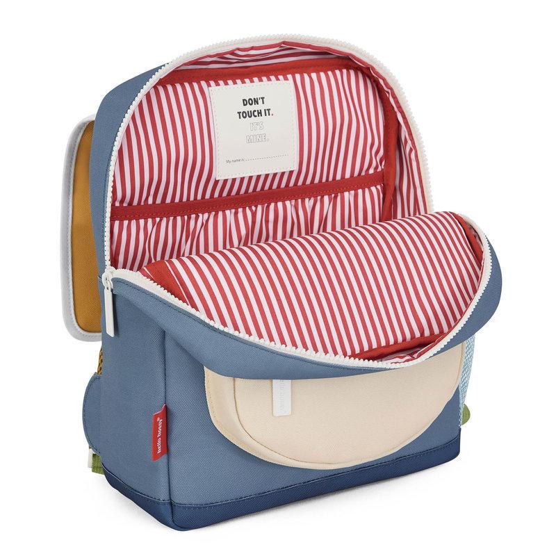 Sac à dos Minimaliste Mini Sam 2-5 ans HELLO HOSSY ouvert