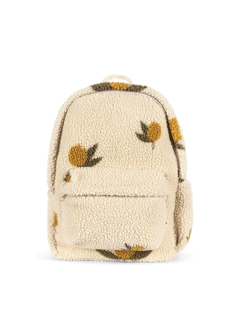 Sac à dos Teddy Jody Grand Citron Konges Slojd face