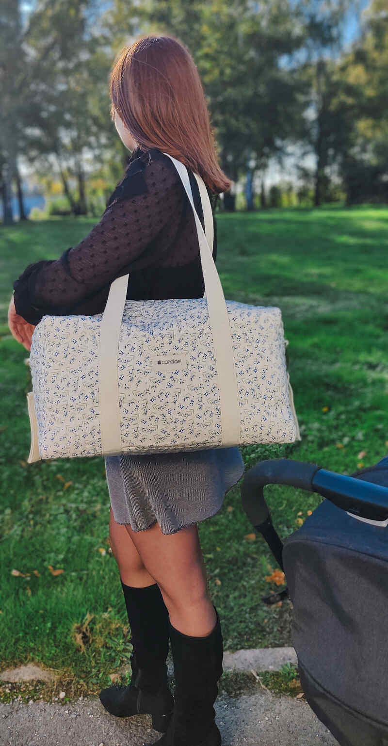 Sac à langer Blueberry Candide lifestyle