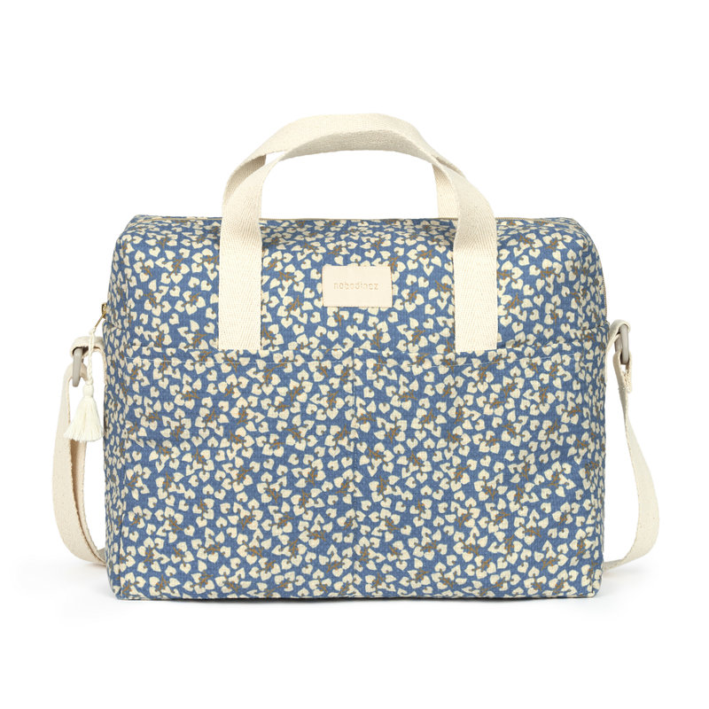 Sac à langer imperméable Gala Opera Blue yumiko Nobodinoz face 
