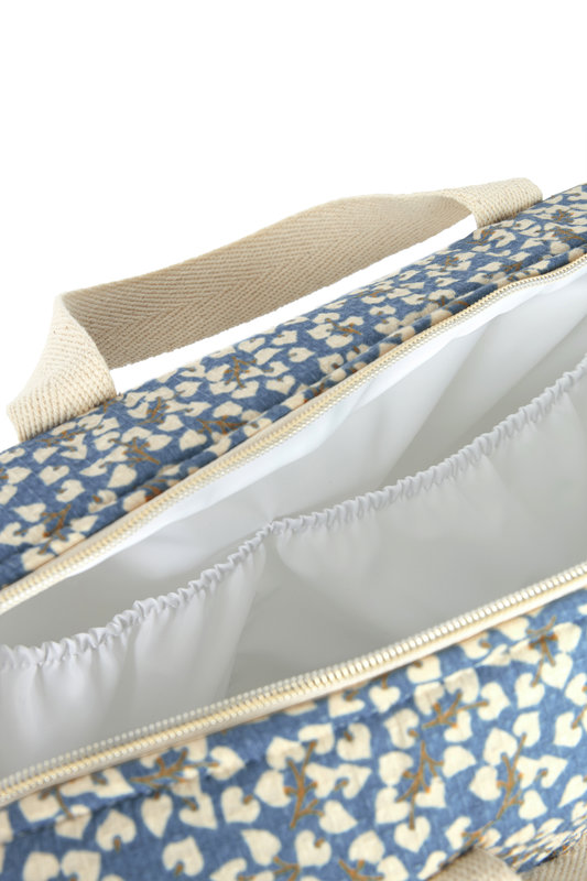 Sac à langer imperméable Gala Opera Blue yumiko Nobodinoz zoom intérieur