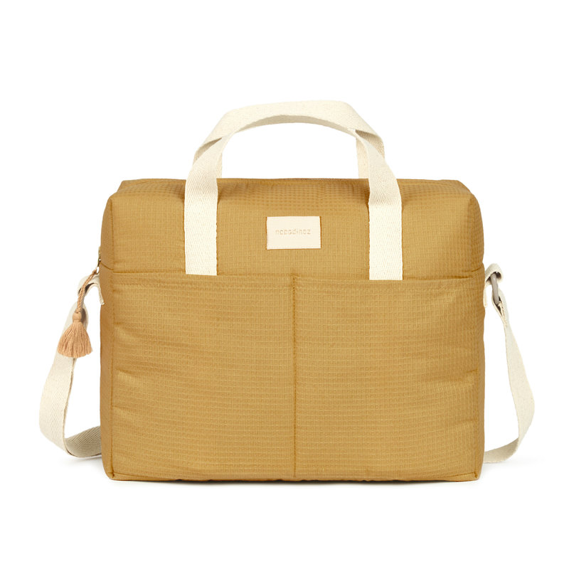 Sac à langer imperméable Gala Opera Camel Nobodinoz face 