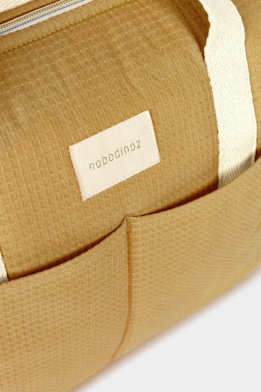 Sac à langer imperméable Gala Camel Nobodinoz zoom devant 