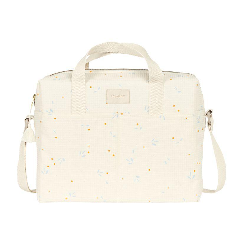 Sac à langer imperméable Gala Opera Orange Cherries NOBODINOZ de face