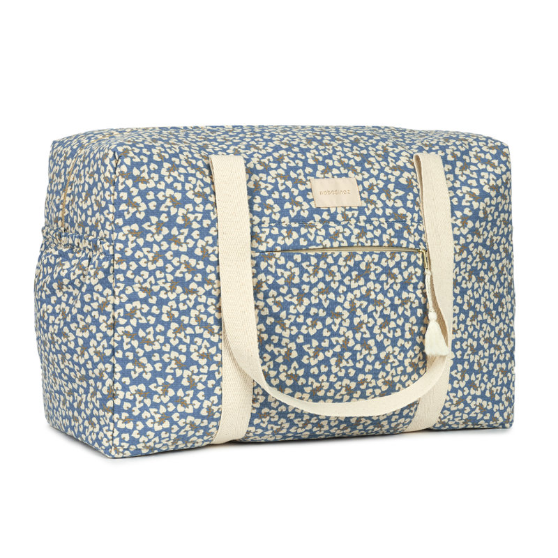 Sac à langer imperméable Opera Blue yumiko Nobodinoz côté