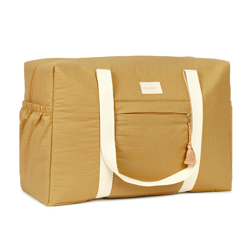 Sac à langer imperméable Opera Camel Nobodinoz côté