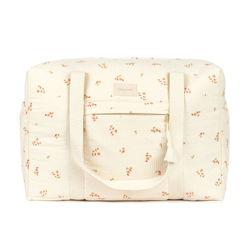 Sac à langer imperméable Opera Yellow lily Nobodinoz face