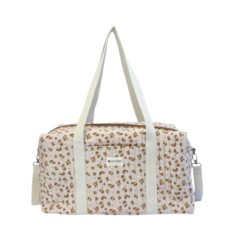 Sac à langer Leopard Candide face anse