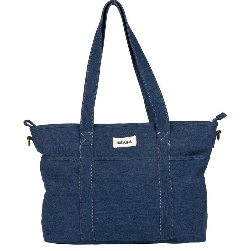 Sac à langer Madrid Denim BEABA avec bandoulières hautes
