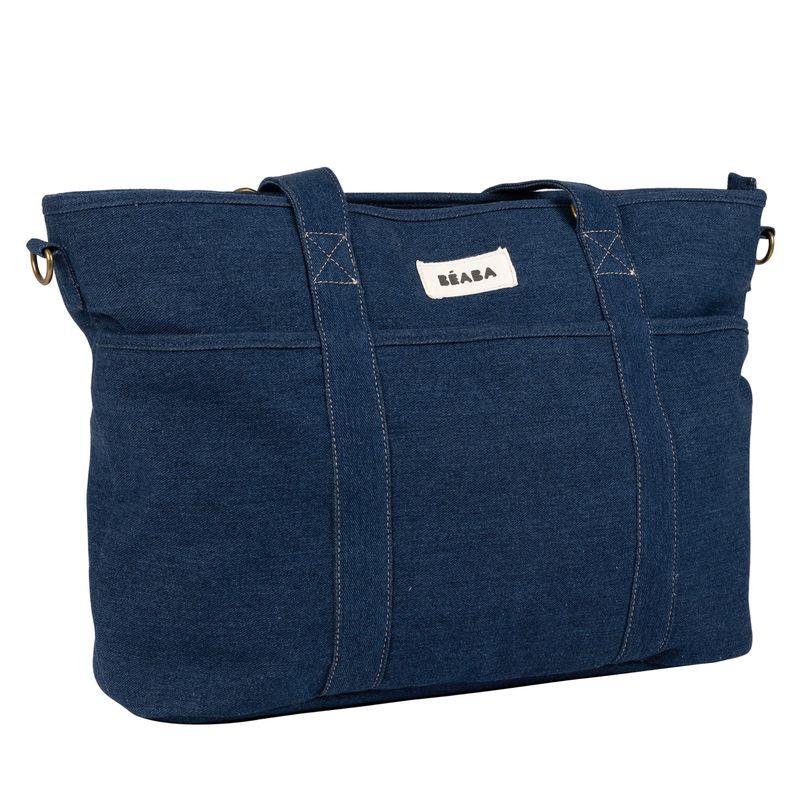 Sac à langer Madrid Denim BEABA avec bandoulières basse