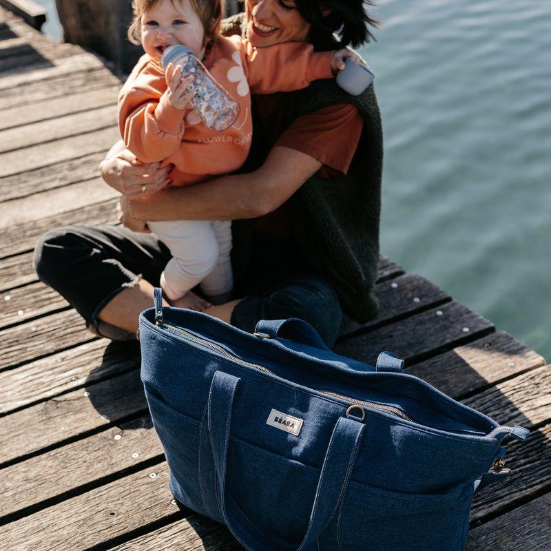 Sac à langer Madrid Denim BEABA lifestyle 2