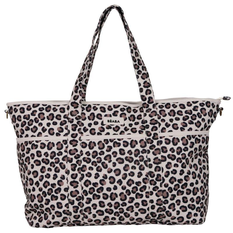Sac à langer Madrid XXL Léopard clay BEABA anses levées