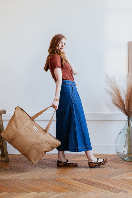 Sac à Langer Madrid XXL Ocre Béaba lifestyle