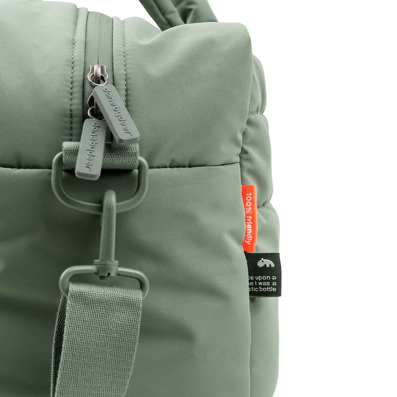 Sac à langer matelassé Vert Done By Deer