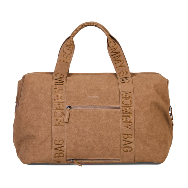 Sac à langer Mommy Bag Signature Prestige Noisette Childhome derrière