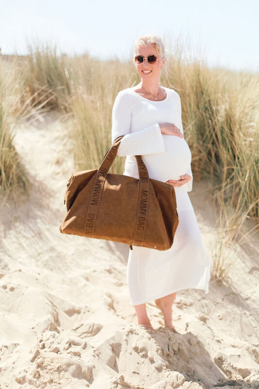 Sac à langer Mommy Bag Signature Prestige Noisette Childhome lifestyle 1