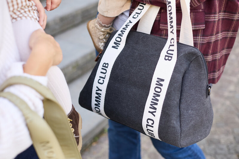 Sac à langer Mommy Club Signature Canvas Black Childhome lifestyle 2