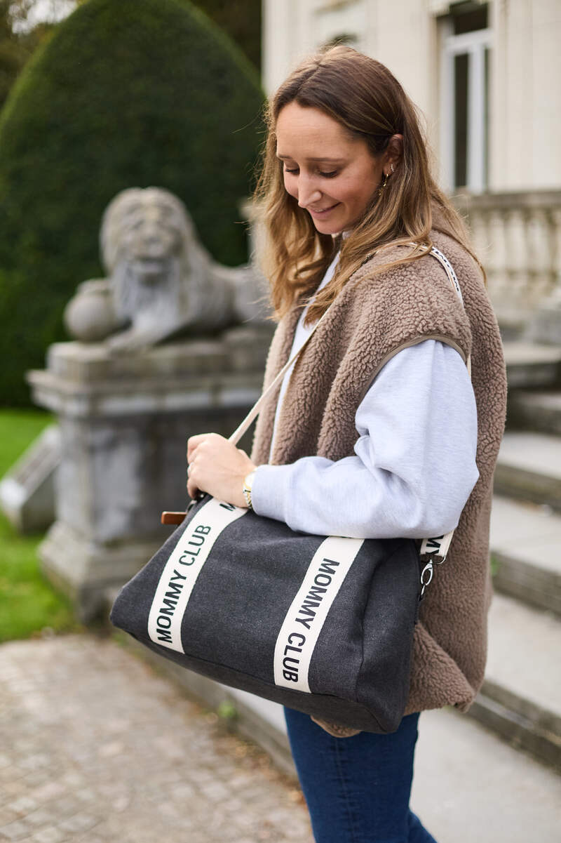 Sac à langer Mommy Club Signature Canvas Black Childhome lifestyle 4