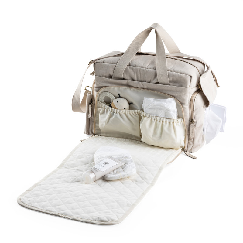 Sac à langer On The Go Morning Beige Sebra matelas à langer