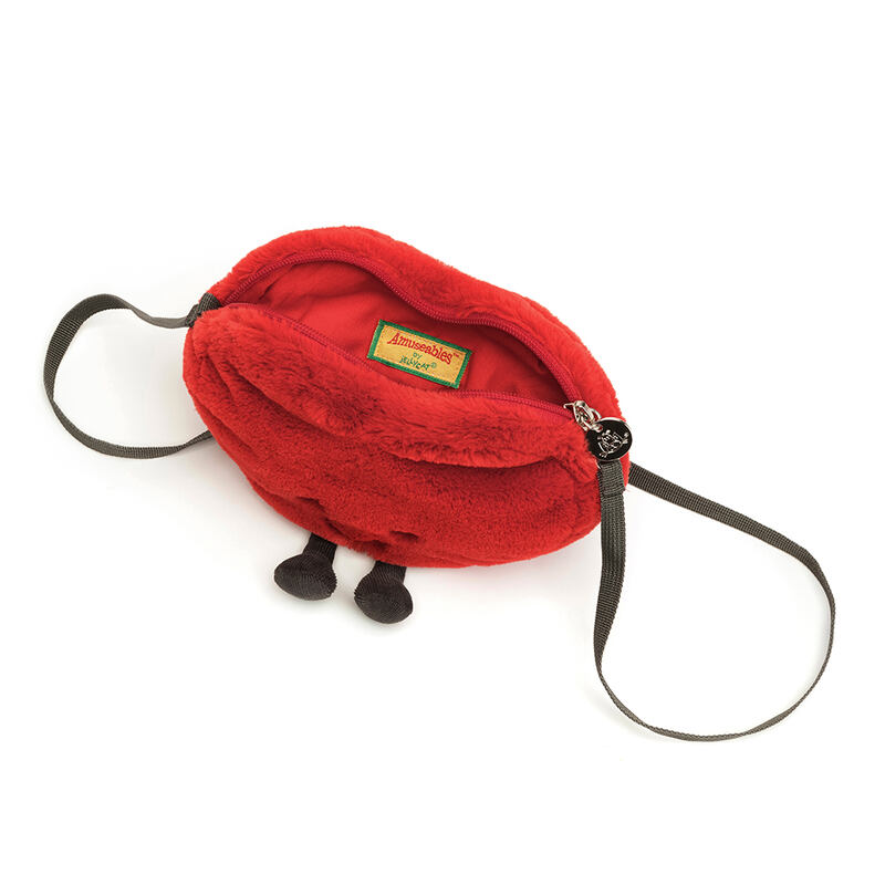 Sac Amuseable Coeur Heart Bag Jellycat ouvert