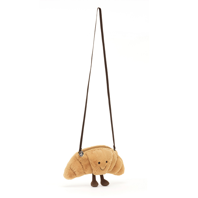 Sac Amuseable Croissant Bag Jellycat anse
