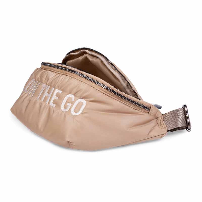 Sac banane On the go matelassé Beige Childhome Profil