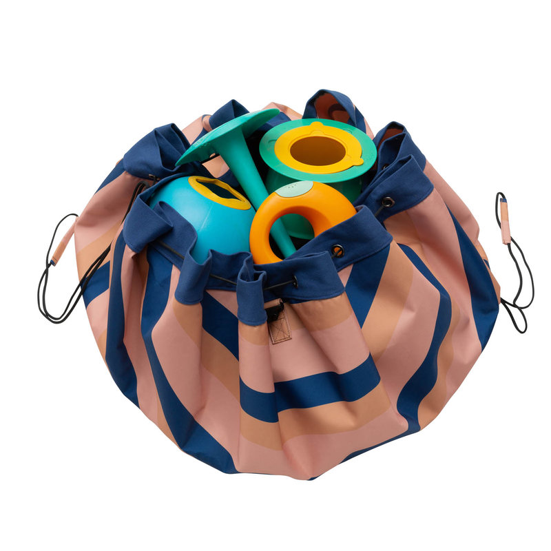 Sac de rangement tapis de jeu Play & Go Exterieur Play & Go Mokka Stripes
