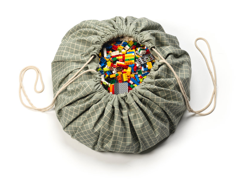 Sac de rangement tapis de jeu Play & Go Original Organic Grid Play & Go Green