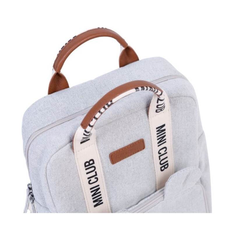 Sac à Dos enfant Mini Club Signature Canvas Off White Beaba poignet