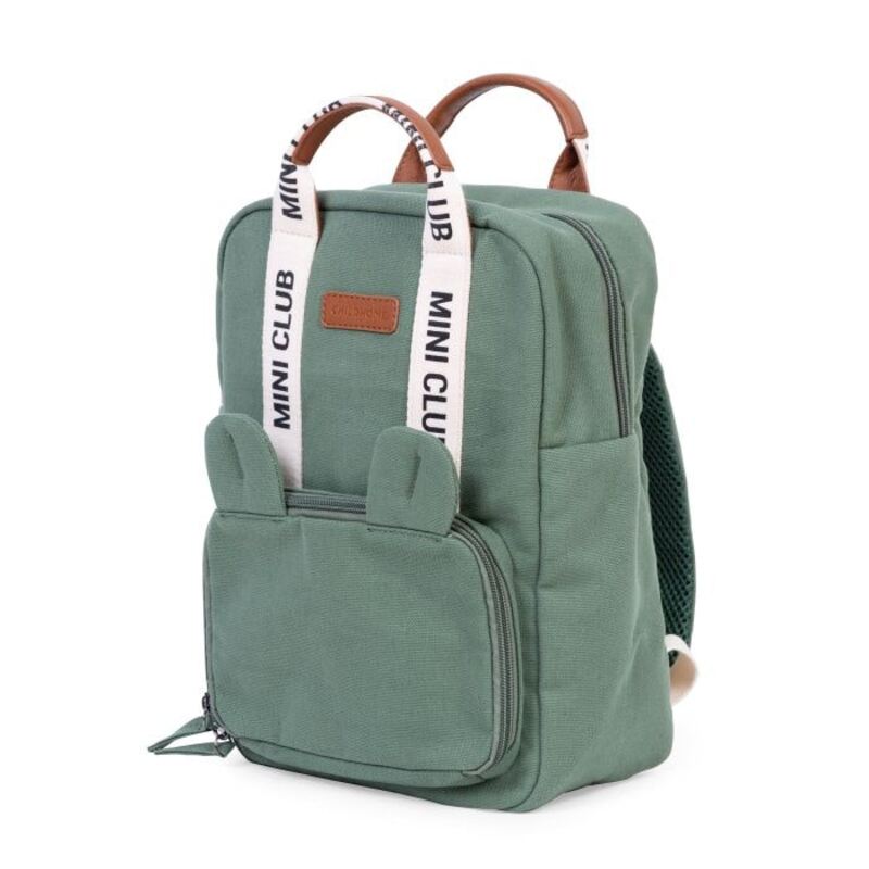 Sac à Dos enfant Mini Club Signature Canvas Vert Beaba produit face