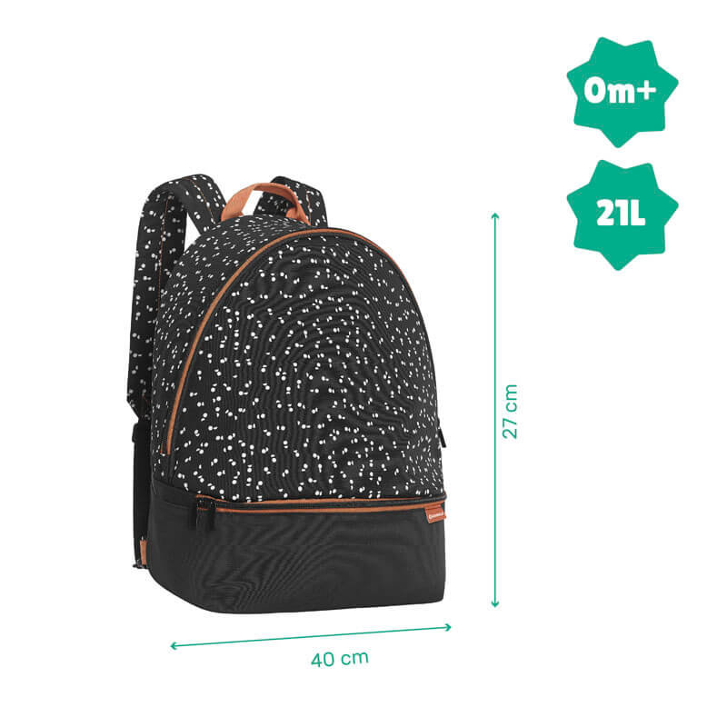 Sac à dos à langer Casual & Go Badabulle dimensions