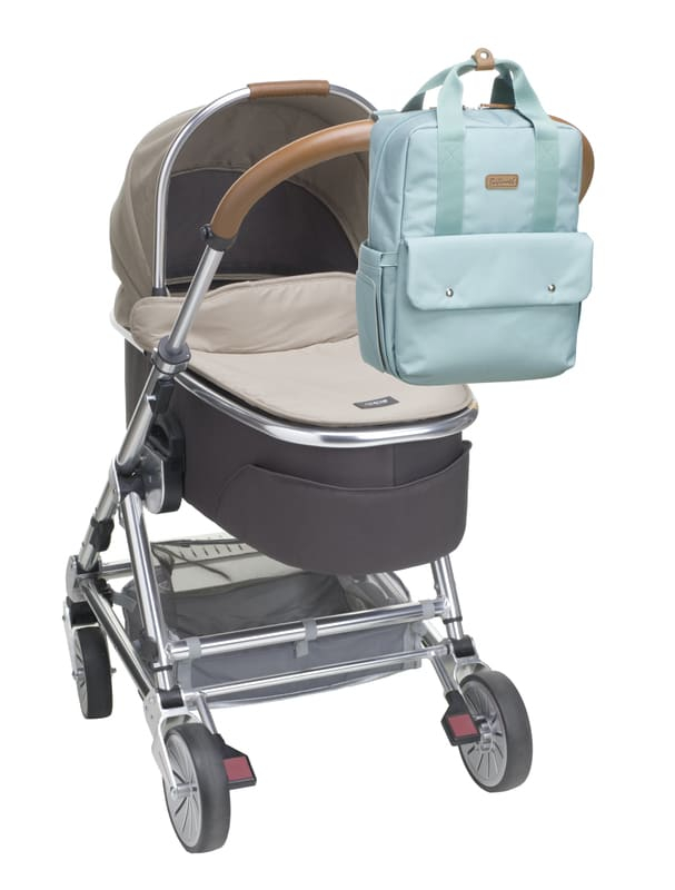 Sac à dos à langer Georgi Eco Aqua Babymel Poussette