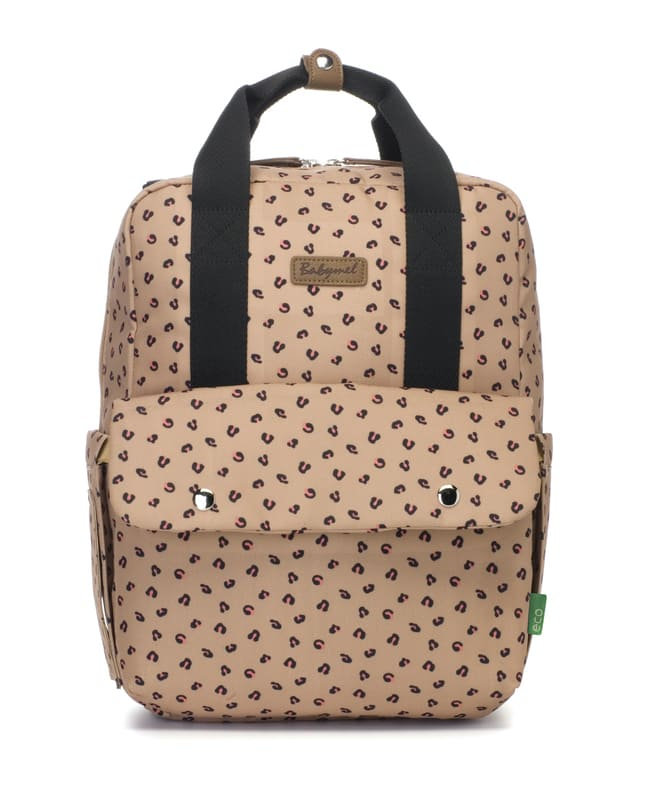 Sac à dos à langer Georgi Eco Leopard Babymel Produit