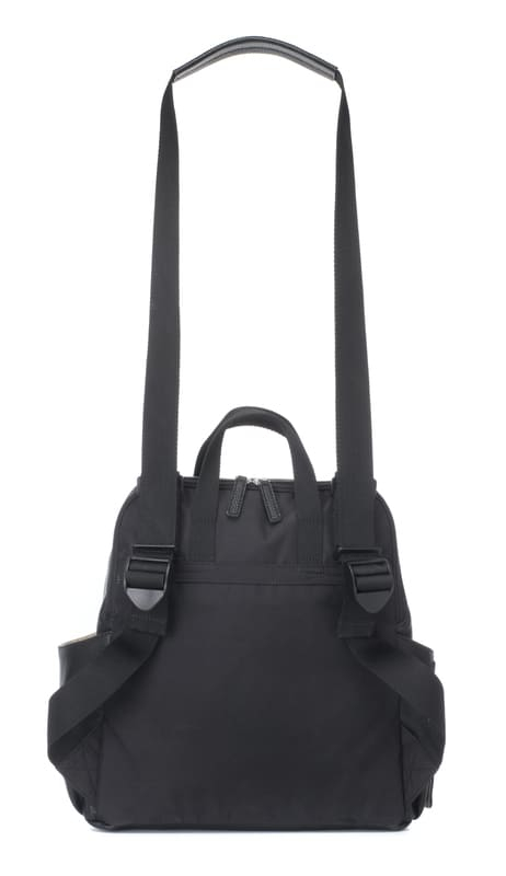 Sac à dos à langer Robyn en cuir vegan Noir Babymel Bandoulière